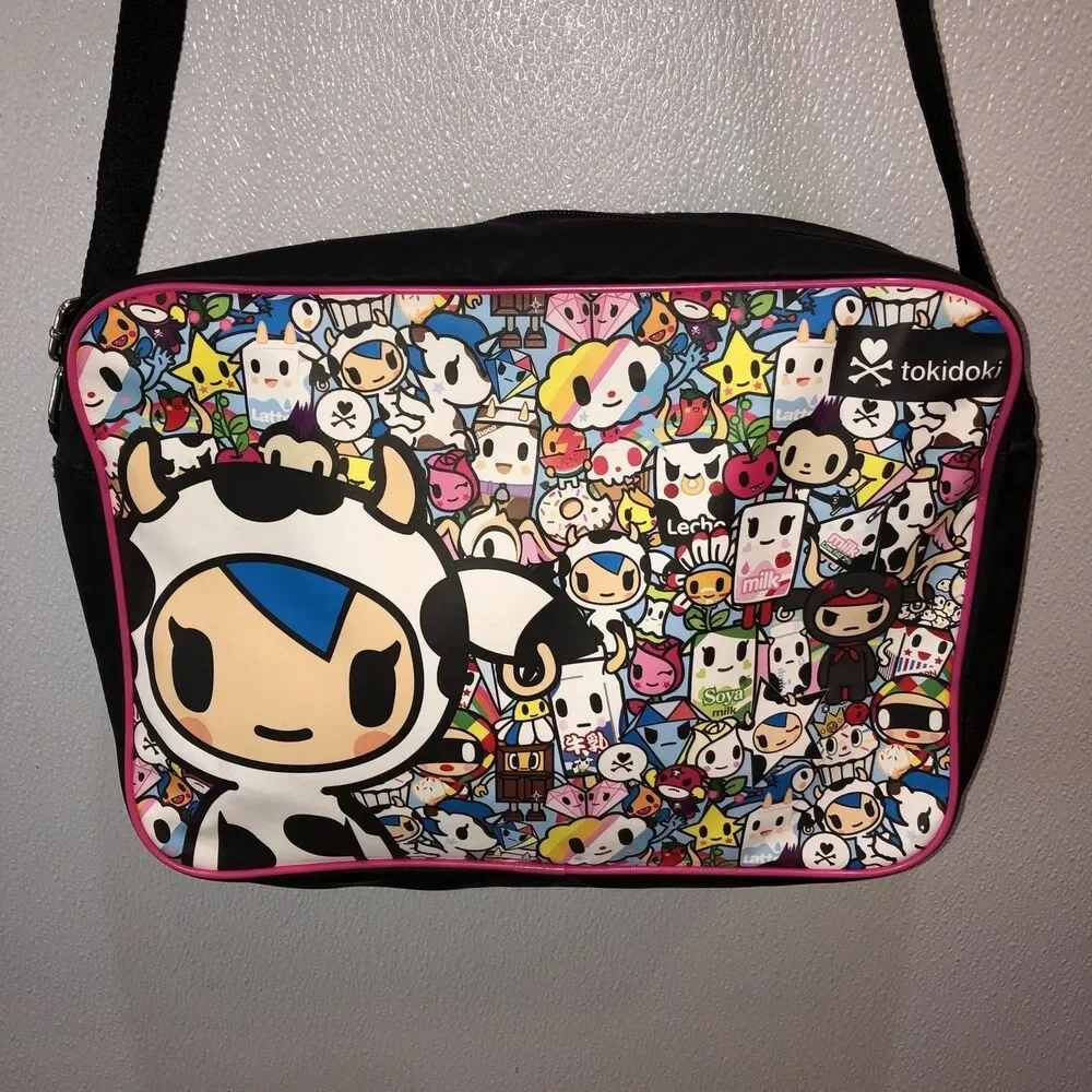 Tokidoki Messenger Bag with Adjustable Strap 15 x 12 Anime Animated